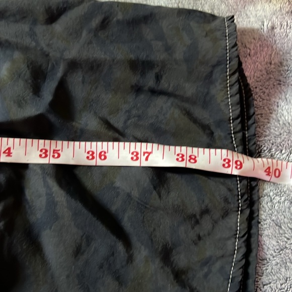 Elaine Kim camo silk maxi skirt with front strings to adjust length - Picture 6 of 6